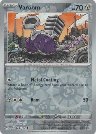 Twilight Masquerade Varoom #124/167 reverse holo